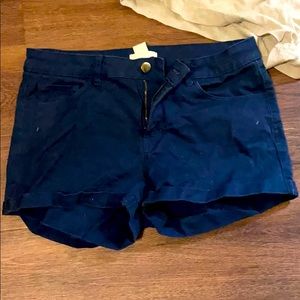 Blue shorts